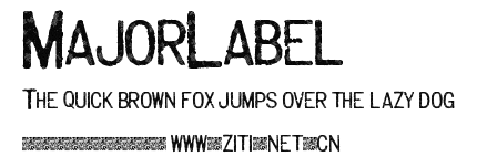 MajorLabel.ttf字體轉換器圖片