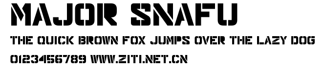 Major Snafu.ttf