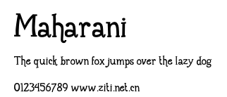 Maharani.otf