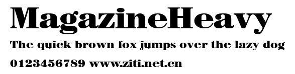 MagazineHeavy.ttf字體轉換器圖片