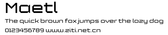 Maetl.ttf字體轉換器圖片