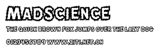 MadScience.ttf字體轉換器圖片