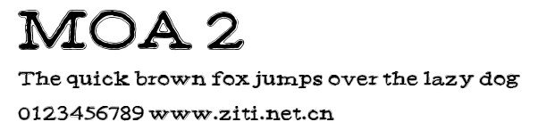 MOA 2.ttf字體轉換器圖片