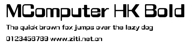 MComputer HK Bold.ttf字體轉換器圖片