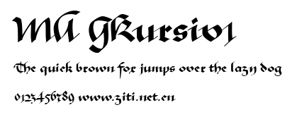 MA GKursiv1.ttf字體轉換器圖片