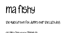 MA Fishy.ttf字體轉換器圖片