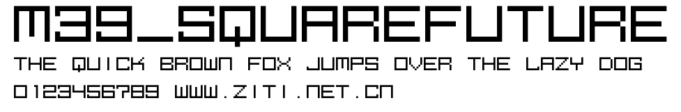 M39_SQUAREFUTURE.ttf字體轉換器圖片