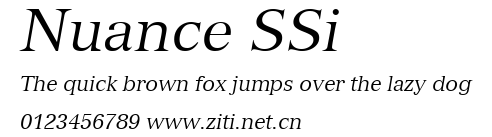 Nuance SSi.ttf字體轉換器圖片