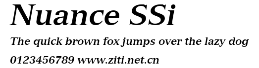 Nuance SSi.ttf字體轉換器圖片