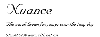 Nuance.ttf字體轉換器圖片