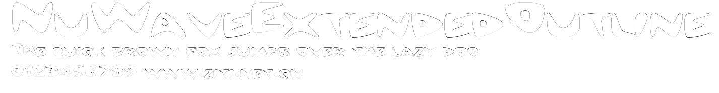 NuWaveExtendedOutline.ttf字體轉換器圖片
