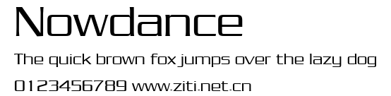 Nowdance.ttf字體轉換器圖片