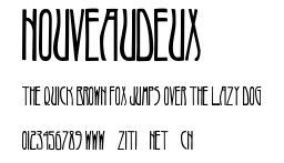 NouveauDeux.ttf字體轉換器圖片
