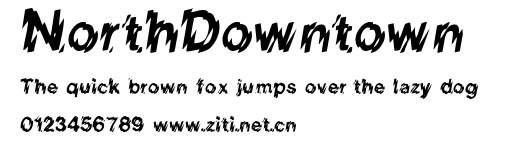 NorthDowntown .ttf字體轉換器圖片