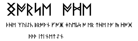 Norse Code.ttf字體轉換器圖片