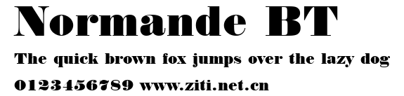 Normande BT.ttf