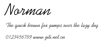 Norman.ttf字體轉換器圖片