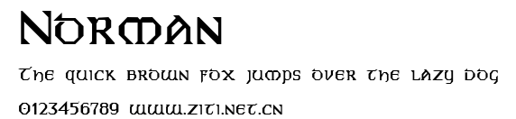 Norman.ttf字體轉換器圖片