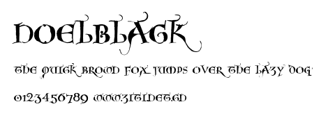NoelBlack.ttf字體轉換器圖片