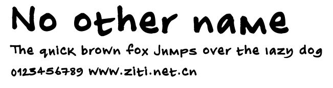 No other name.ttf字體轉換器圖片