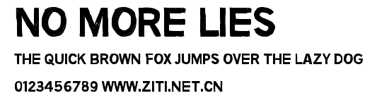 No more lies.ttf字體轉換器圖片