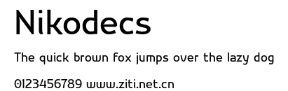 Nikodecs.otf字體轉換器圖片