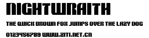 Nightwraith.ttf字體轉換器圖片