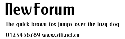 NewForum.ttf字體轉換器圖片