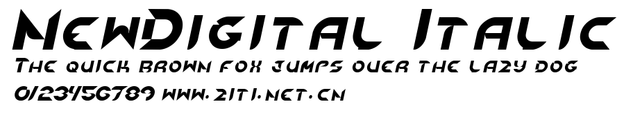 NewDigital Italic.ttf字體轉換器圖片