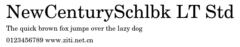 NewCenturySchlbk LT Std.ttf字體轉換器圖片