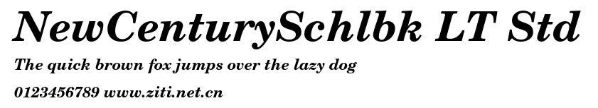 NewCenturySchlbk LT Std.ttf字體轉換器圖片