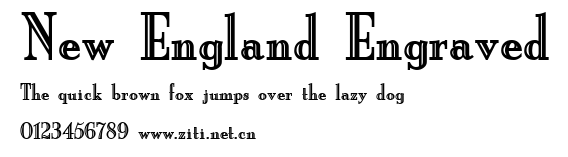 New England Engraved.ttf字體轉換器圖片