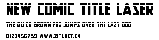 New Comic Title Laser.ttf