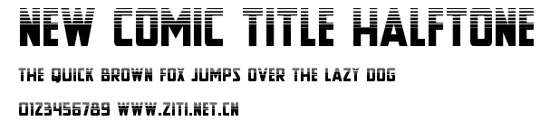 New Comic Title Halftone.ttf