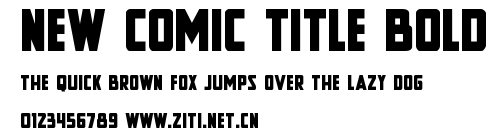 New Comic Title Bold.ttf