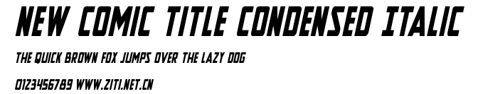New Comic Title Condensed Italic.ttf