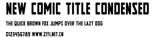 New Comic Title Condensed.ttf