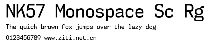 NK57 Monospace Sc Rg.ttf字體轉換器圖片