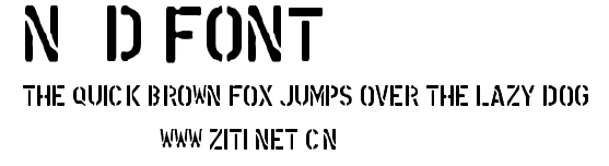 N&D font.ttf字體轉換器圖片