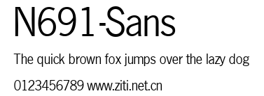 N691-Sans.ttf字體轉換器圖片