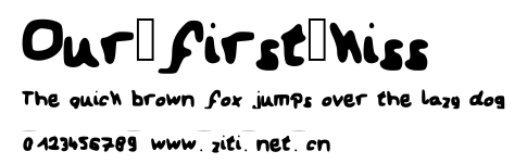 Our_first_kiss.ttf字體轉換器圖片