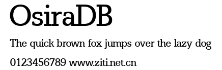 OsiraDB.ttf字體轉換器圖片
