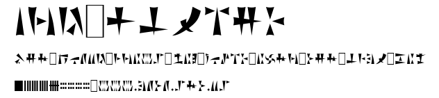 Ork Glyphs.ttf字體轉換器圖片