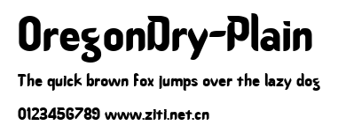 OregonDry-Plain.ttf字體轉換器圖片