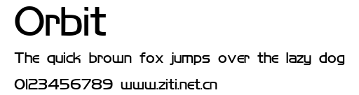 Orbit.ttf字體轉換器圖片