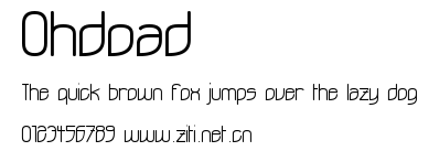 Ohdoad.ttf字體轉換器圖片