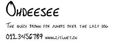 Ohdeesee.ttf字體轉換器圖片