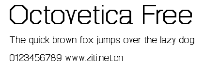 Octovetica Free.ttf字體轉換器圖片