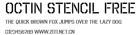 Octin Stencil Free.ttf