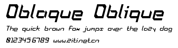 Oblaque Oblique.ttf字體轉換器圖片